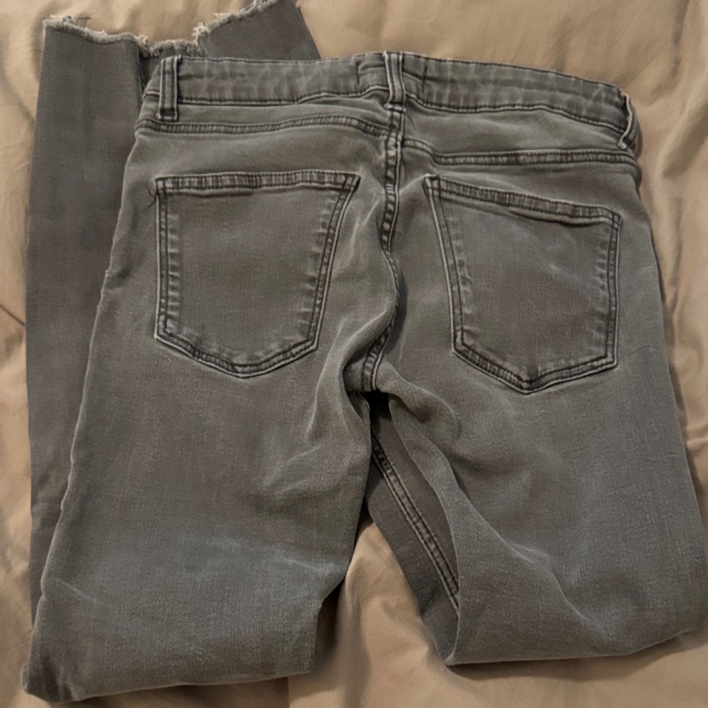 Zara Women's Gray Low Rise Skinny Jeans - Picture 5 of 5